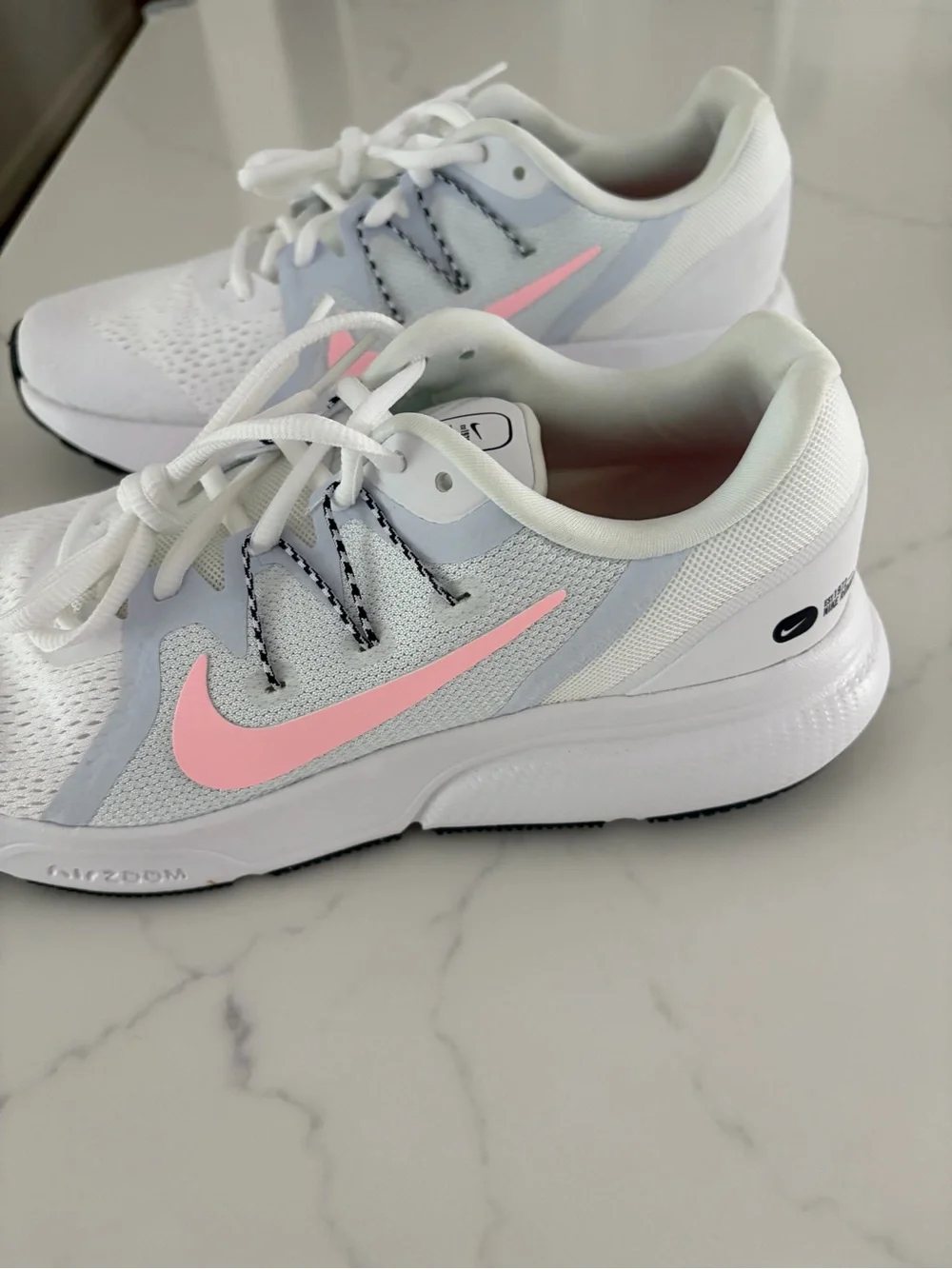 Nike size 10 Women’s Nike Zoom Span 3 Shoes For White/Pink New no tag.
